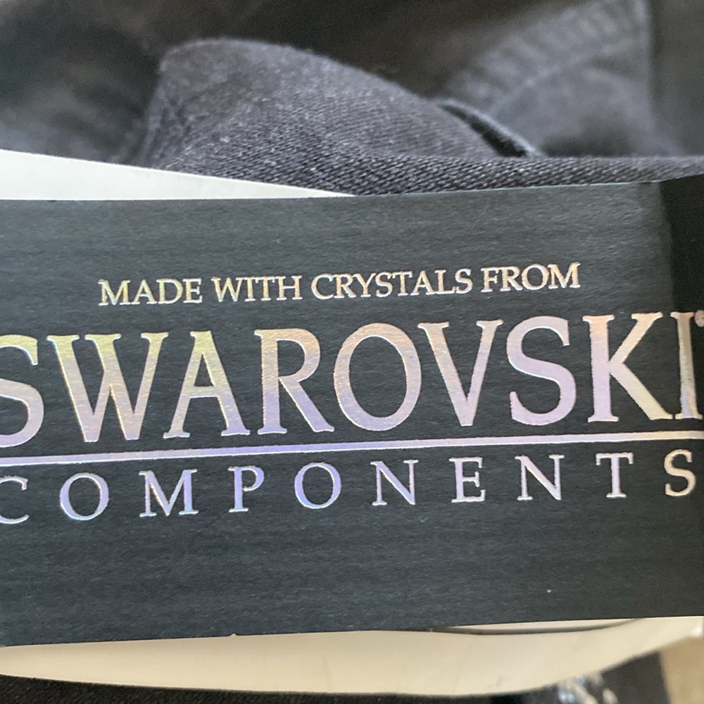 Christine Alexander black crystal jeans. NWT - Picture 5 of 9